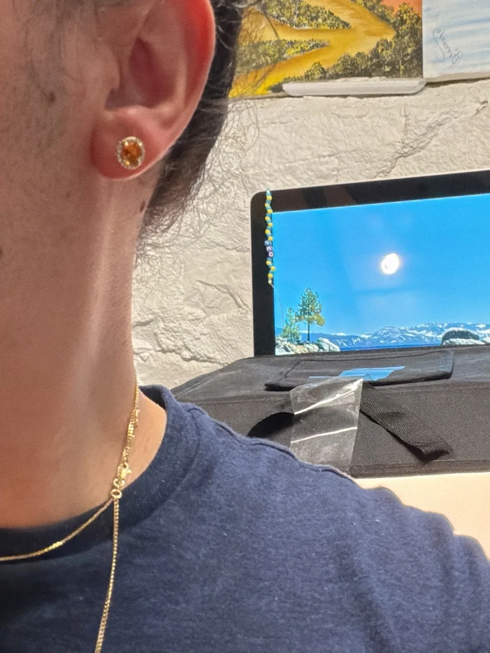 10k Yellow Gold Citrine & White Topaz Earrings. Firm Price Read Please.